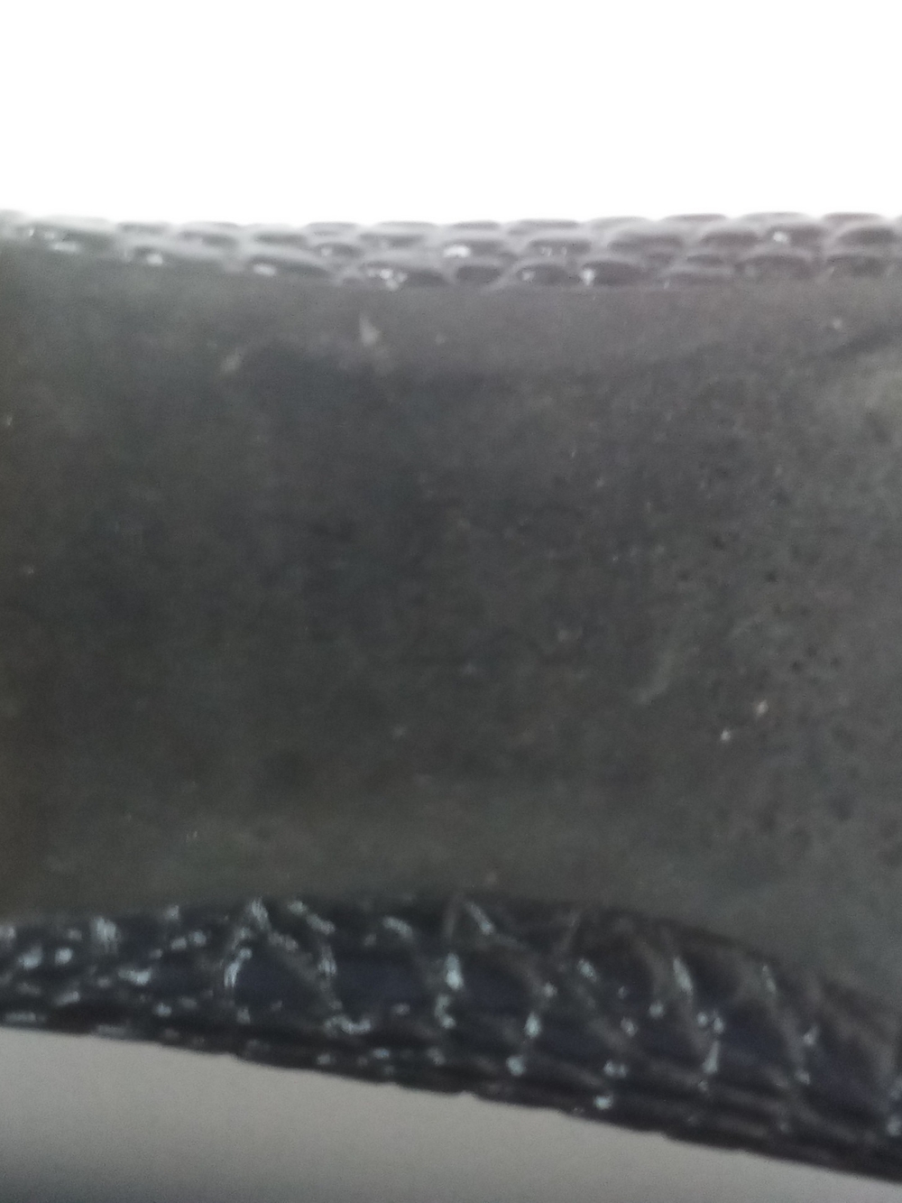 Tory Burch Georgia Black Croc-Embossed Square Toe Ballet Flats Logo 7.5 GUC - Picture 4 of 5